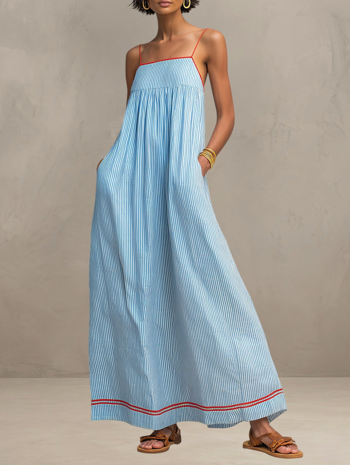CARMEN | VESTIDO MAXI DE VERANO FLUIDO