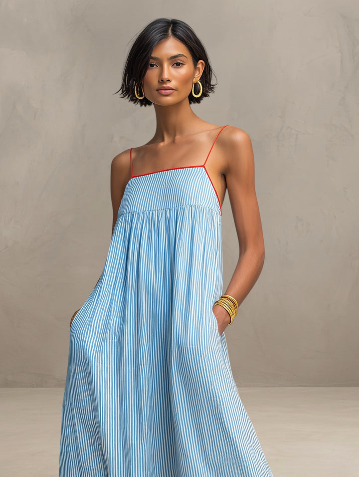CARMEN | VESTIDO MAXI DE VERANO FLUIDO
