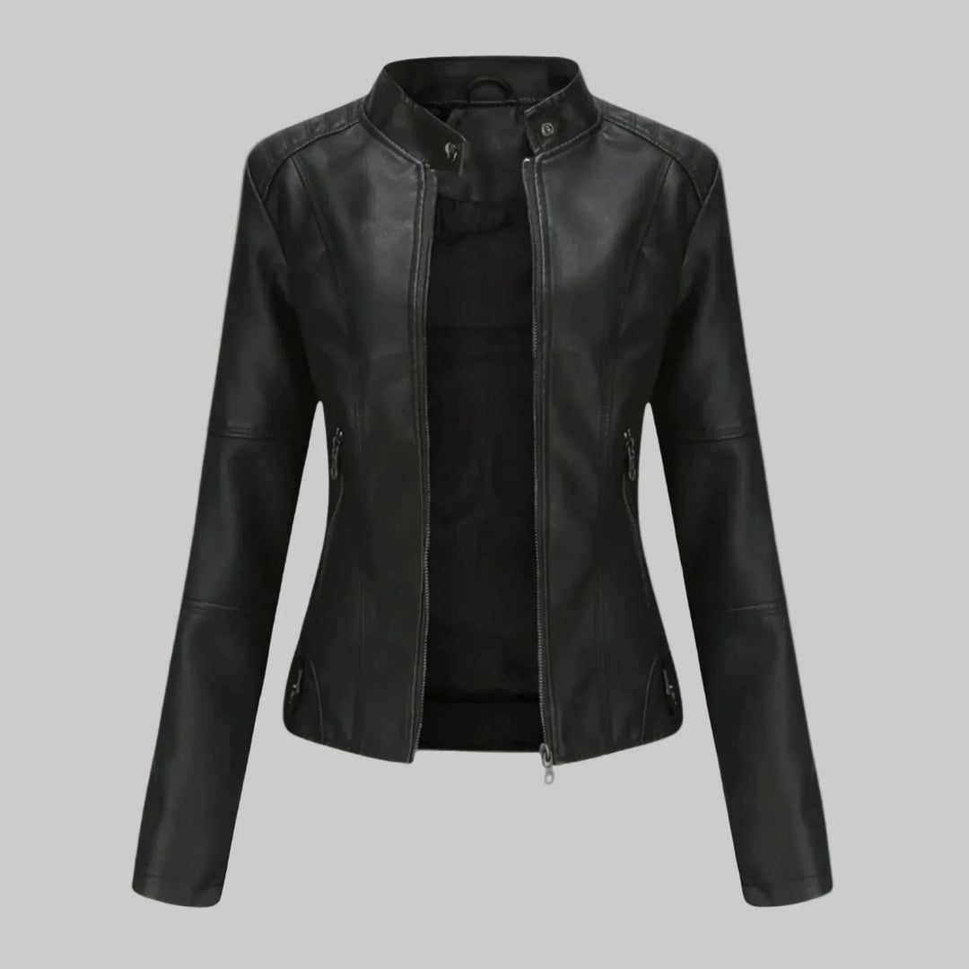 Romina | Chaqueta de Cuero Casual