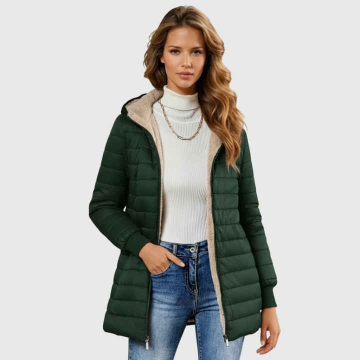 Paloma | Abrigo de Invierno con Forro de Sherpa