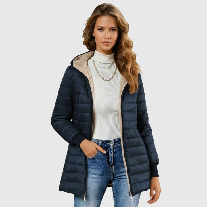 Paloma | Abrigo de Invierno con Forro de Sherpa