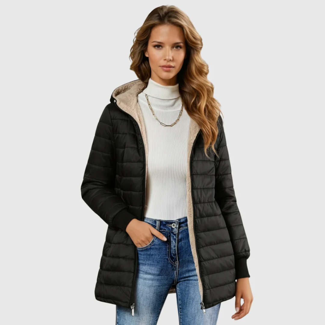 Paloma | Abrigo de Invierno con Forro de Sherpa