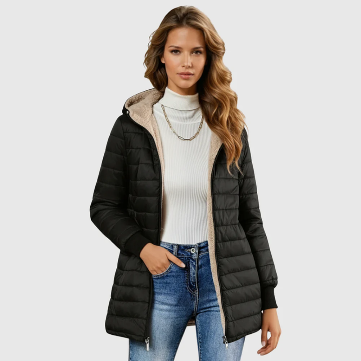 Paloma | Abrigo de Invierno con Forro de Sherpa