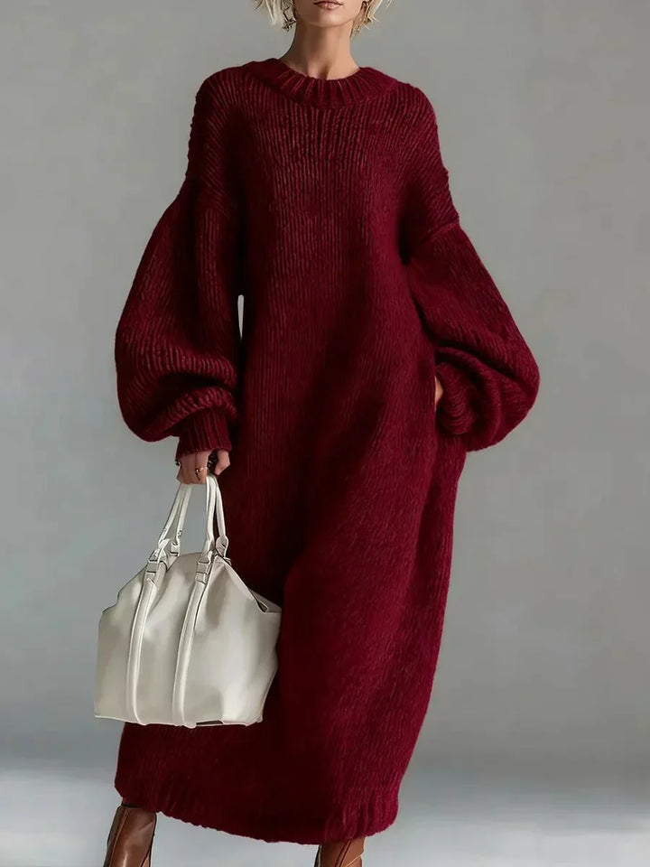 Emilia | Vestido Maxi de Punto Suave