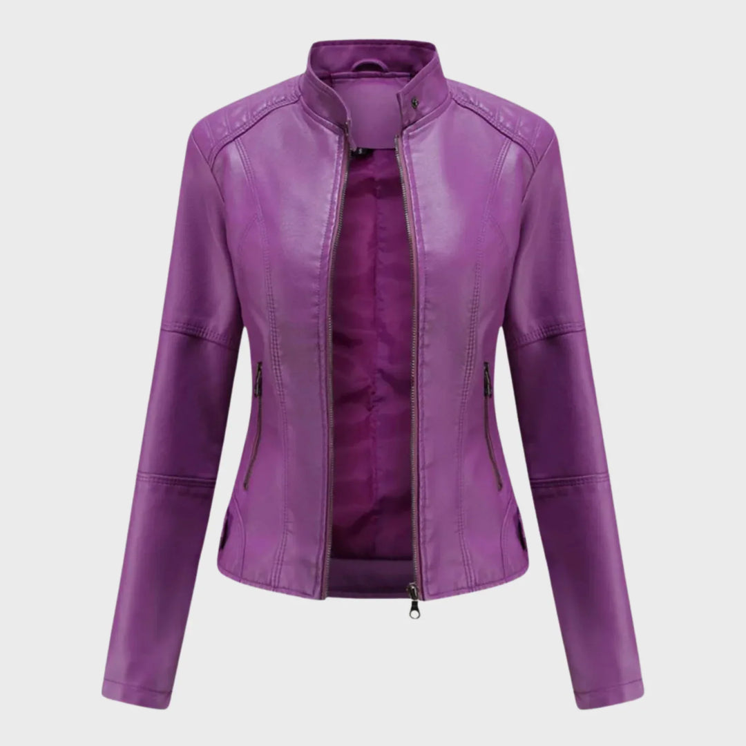 Romina | Chaqueta de Cuero Casual