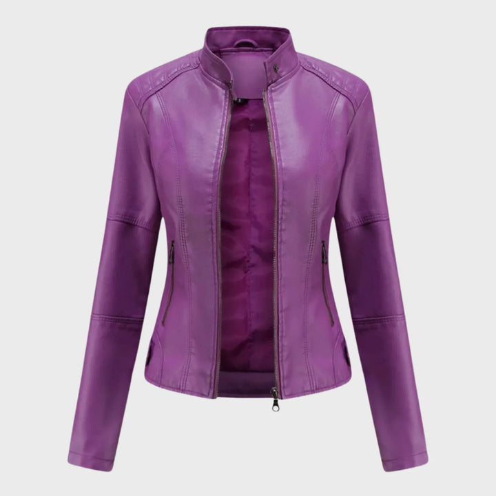 Romina | Chaqueta de Cuero Casual