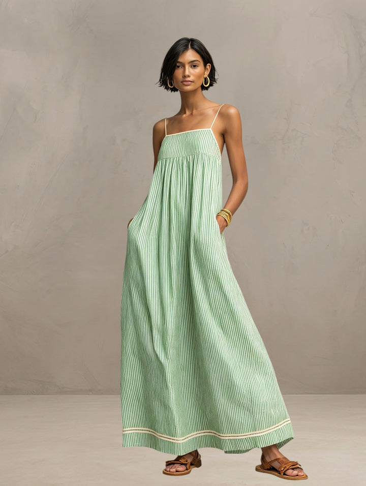 CARMEN | VESTIDO MAXI DE VERANO FLUIDO