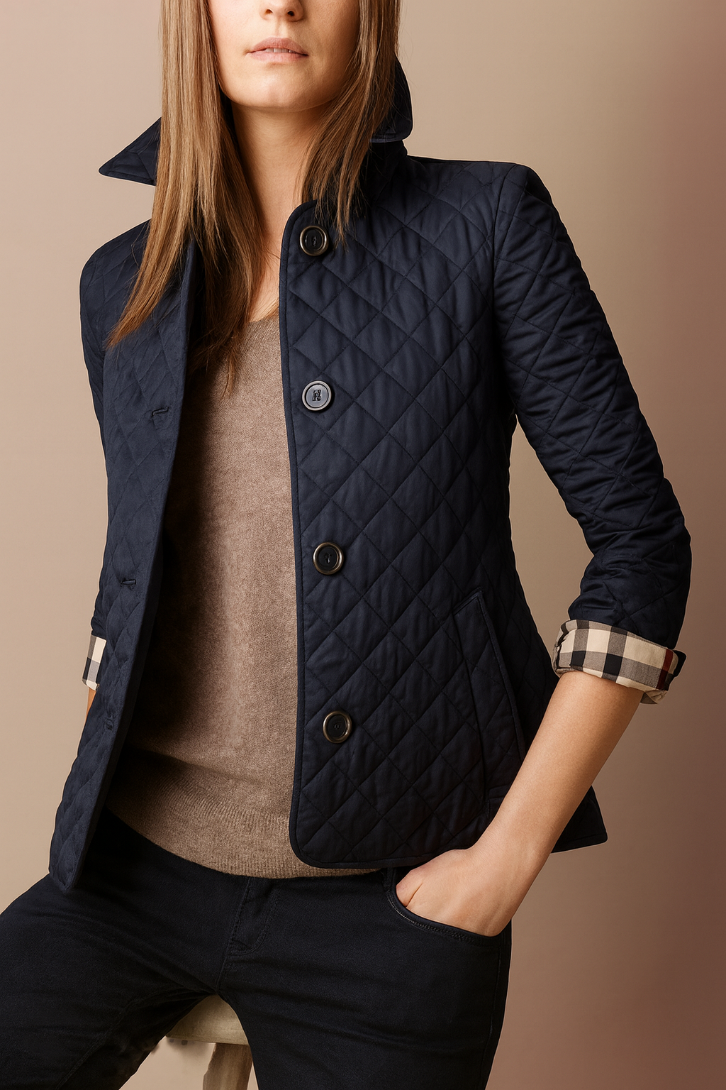 Madona | Chaqueta Acolchada con Botones