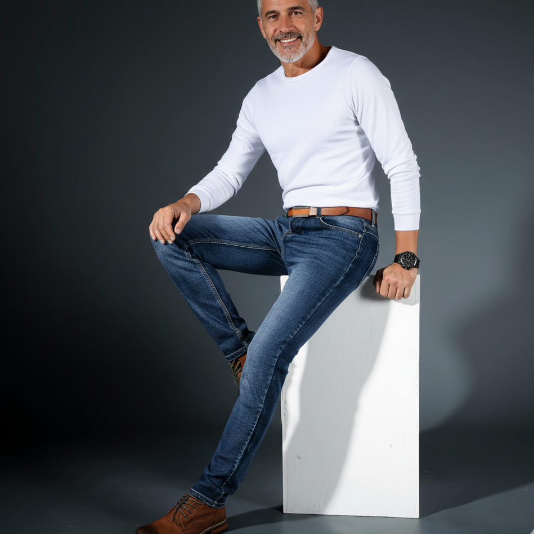 Mario™ | Jeans Ajustados de Stretch