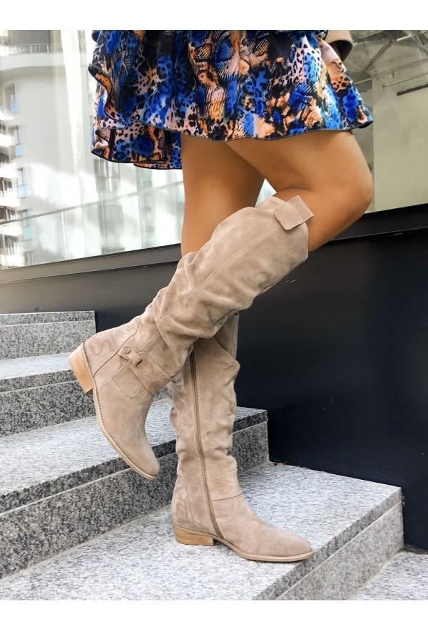 Lina | Botas de ante cómodas y cálidas para mujeres