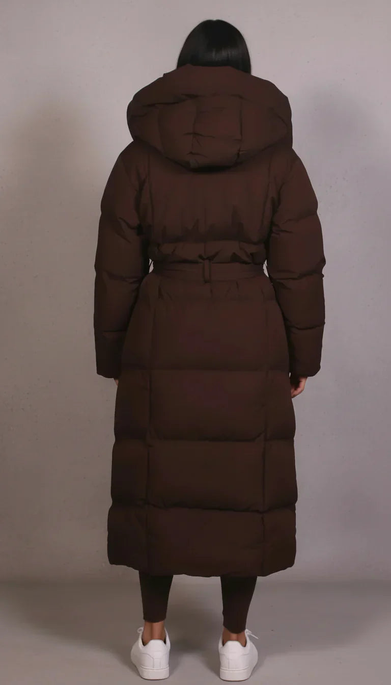 Ximena™ | Elegante abrigo largo tipo puffer