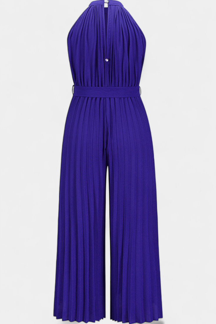 Patrizia Mono Palazzo Plisado con Cuello Halter
