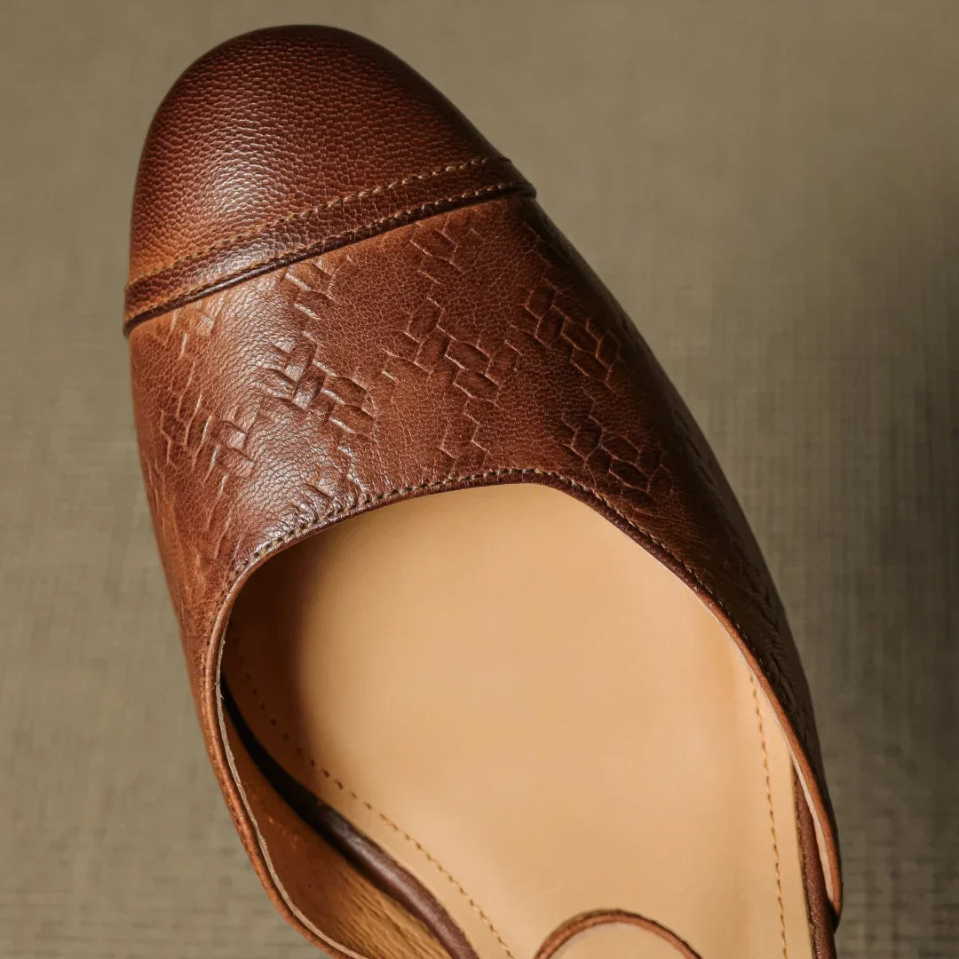 Tacones de Cuero Auténtico Valery