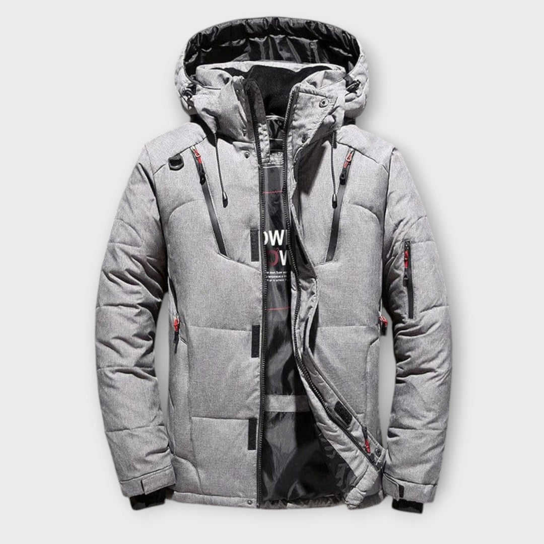 Álvaro | Parka masculina de invierno sólida