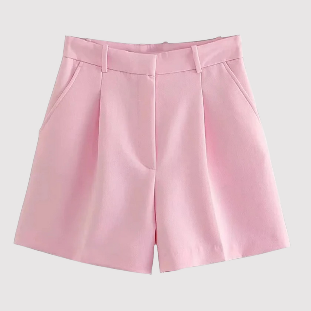 María | PANTALONES CORTOS DE CINTURA ALTA PARA MUJERES