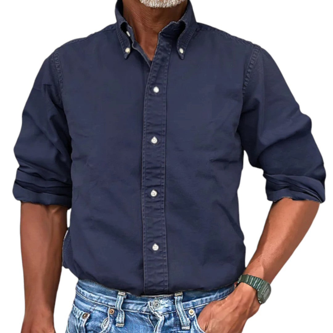 Javier | Camisa de manga larga sin arrugas