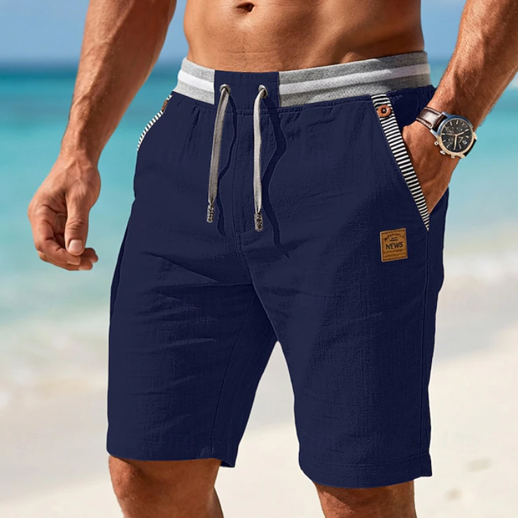 Gonzalo| Pantalones Cortos de Lino Livianos para Hombre