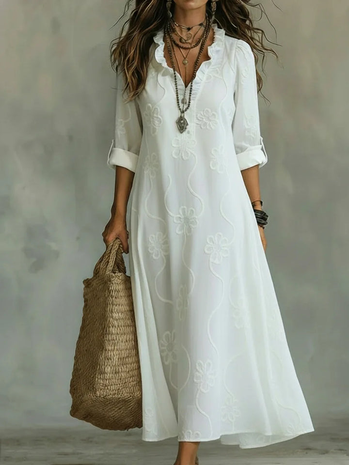 Carmen - Vestido Maxi Floral para Días de Verano