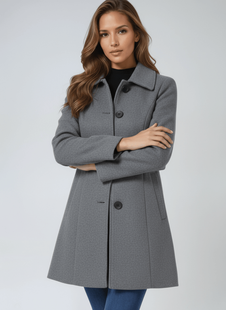 Helena | Abrigo de invierno para mujeres con un botón