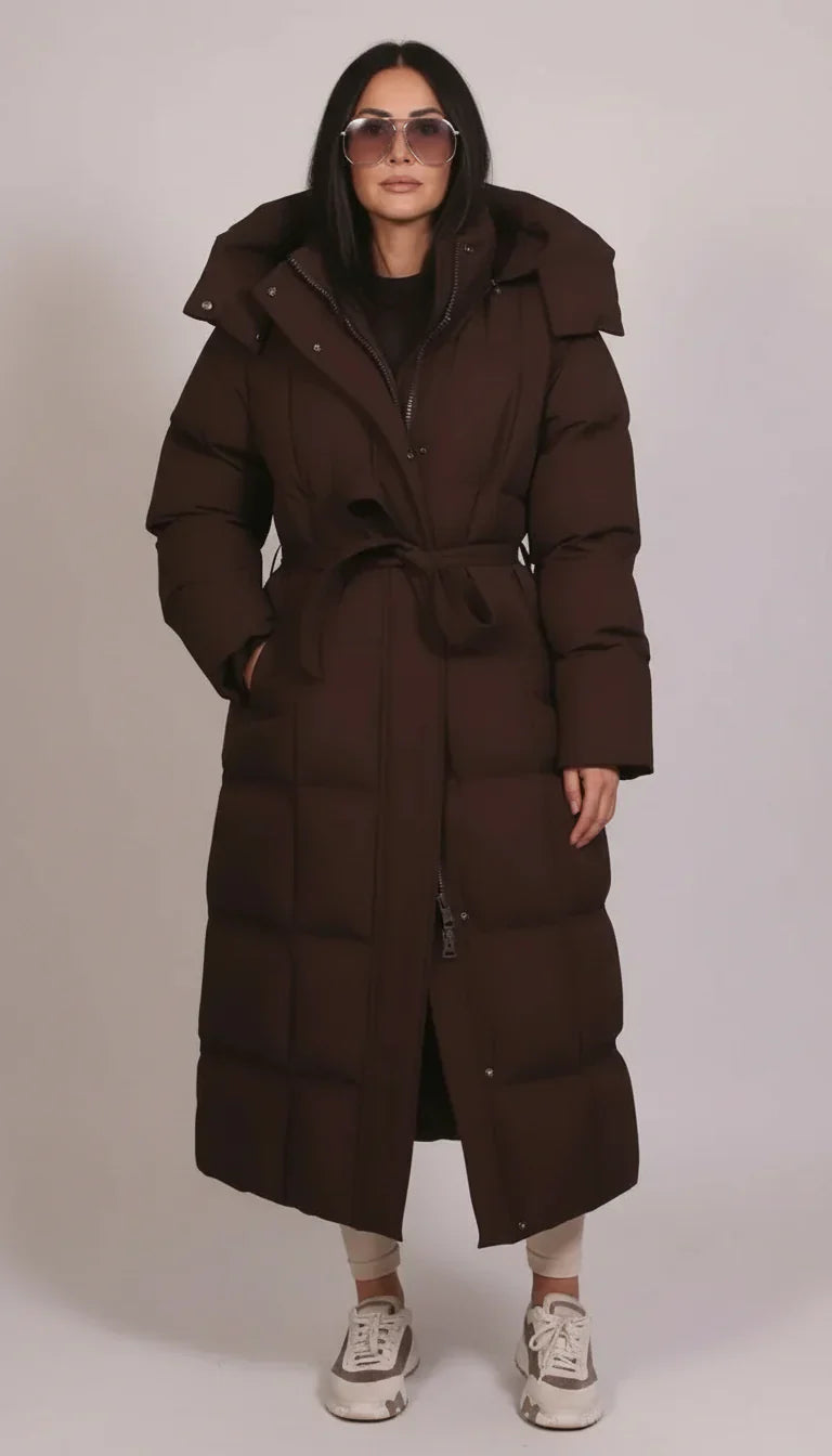 Ximena™ | Elegante abrigo largo tipo puffer