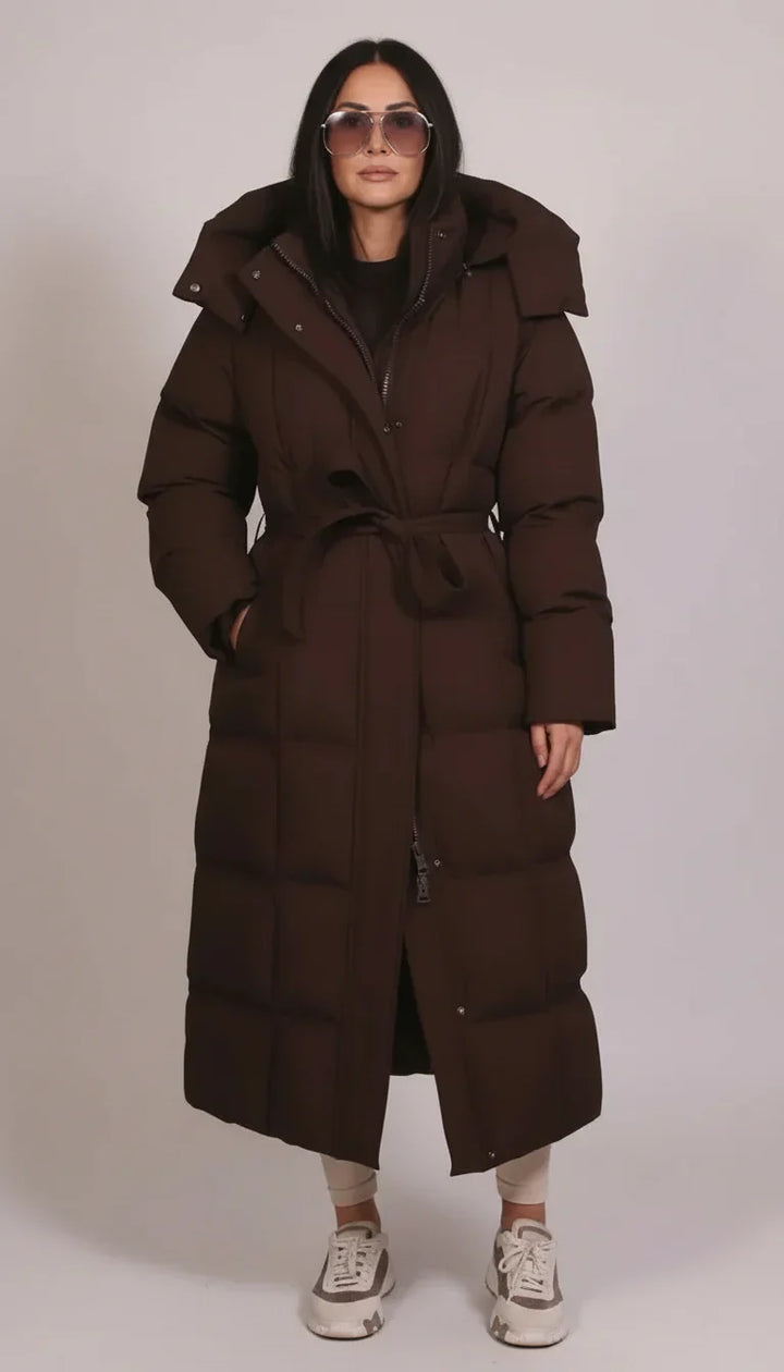 Ximena™ | Elegante abrigo largo tipo puffer