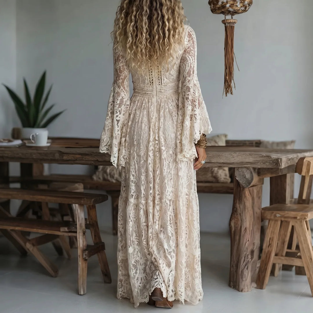 Aitana - Vestido Maxi Sirena Vintage