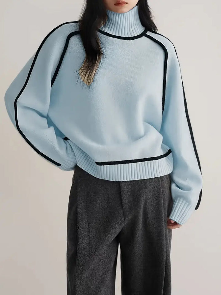 Donna | Elegante suéter de cuello alto