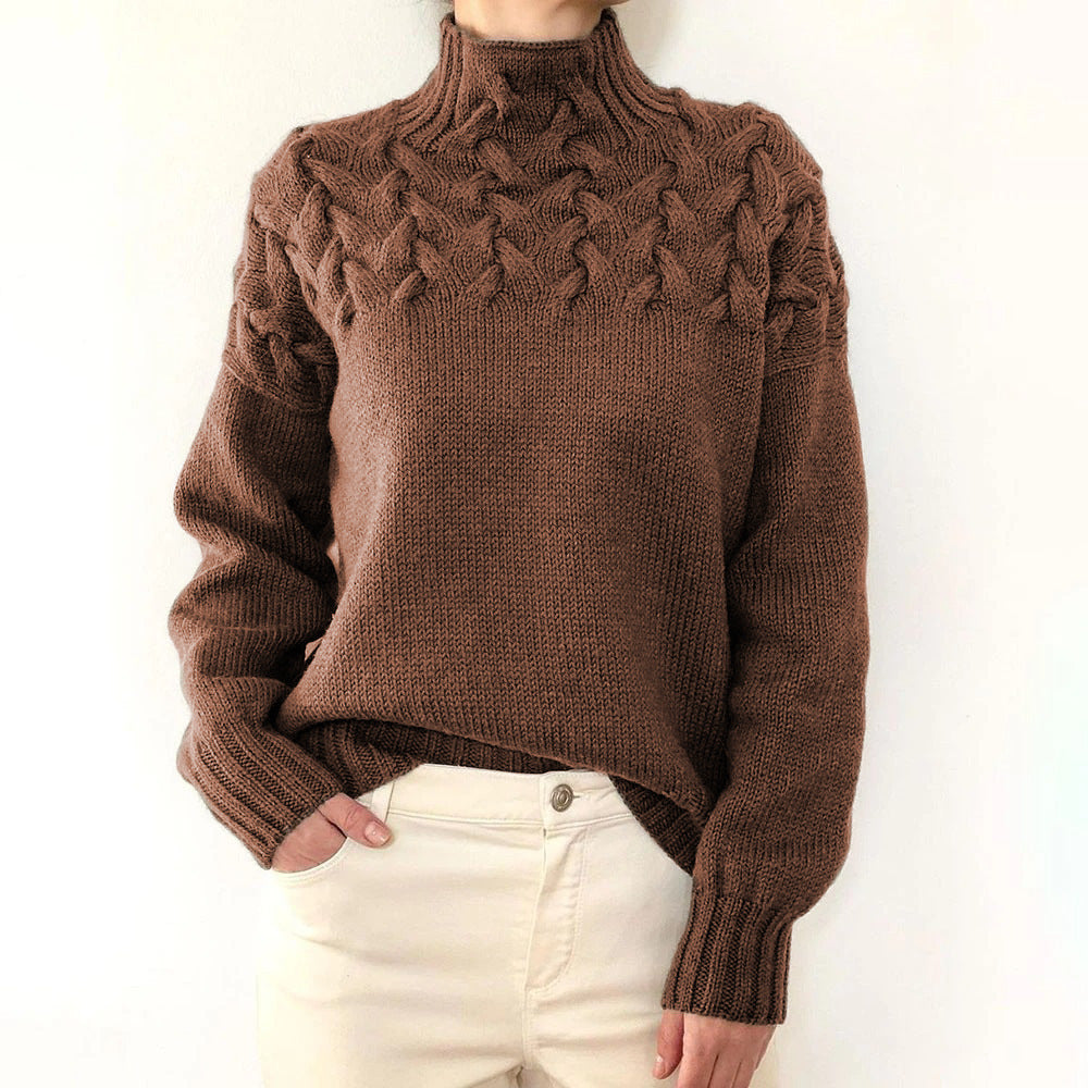 Elena | Suéter de Cuello Alto Cálido