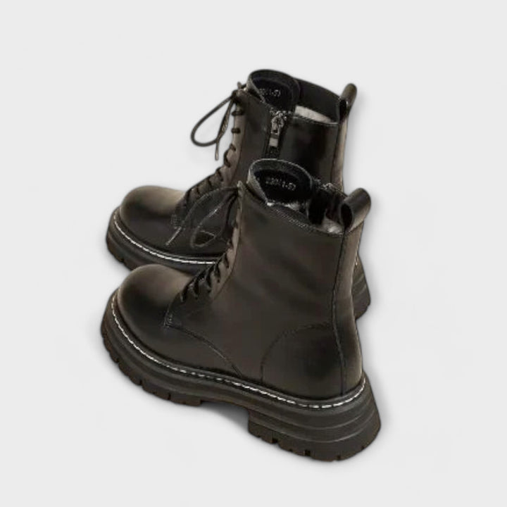 Lourdes | Botas de Cuero Cálidas Modernas y Duraderas