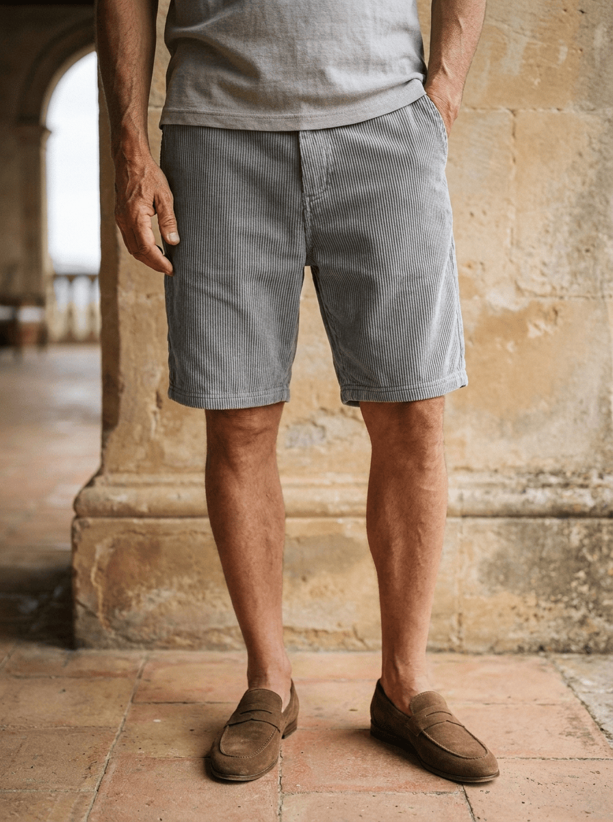 Mateo | Pantalones Cortos de Pana Luxe de Verano
