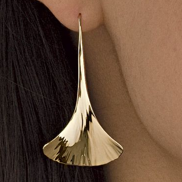 Pendientes vintage de oro