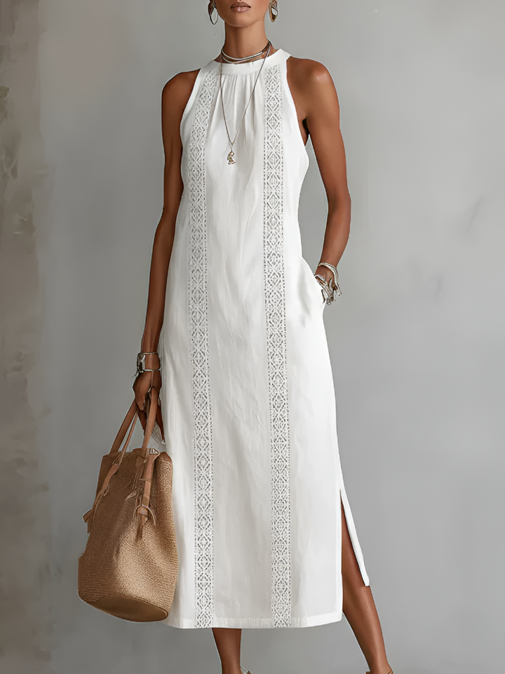 Jimena | Vestido midi de lino