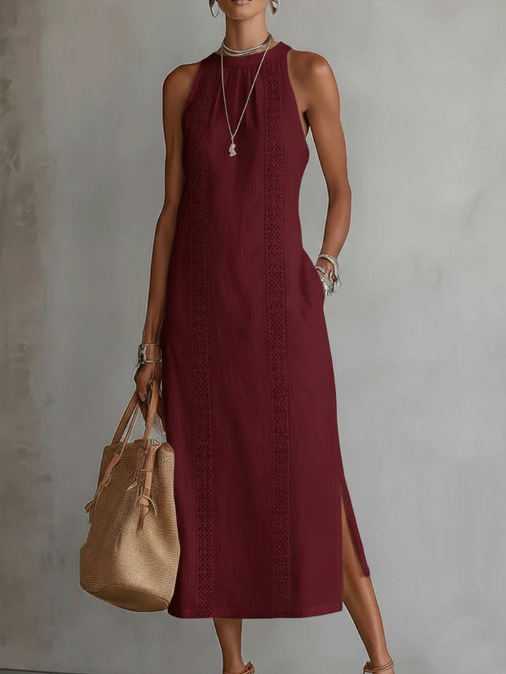 Jimena | Vestido midi de lino