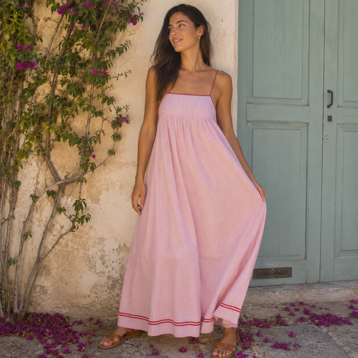 CARMEN | VESTIDO MAXI DE VERANO FLUIDO