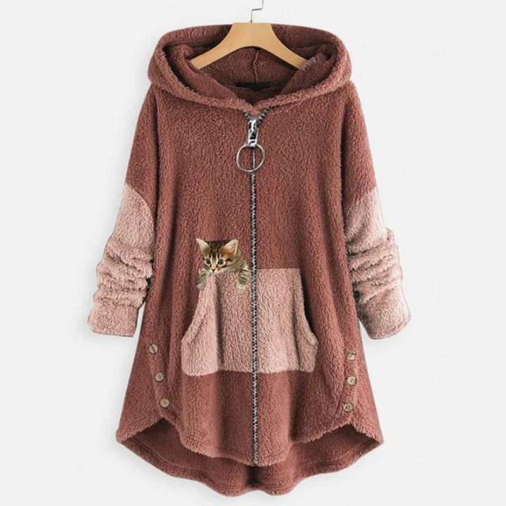 Vanda | Chaqueta cálida y suave, tan abrazable como un oso de peluche