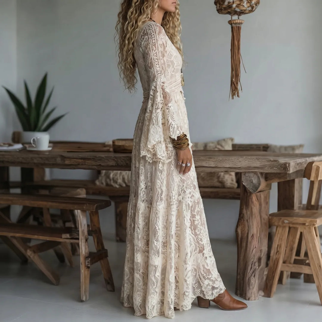 Aitana - Vestido Maxi Sirena Vintage