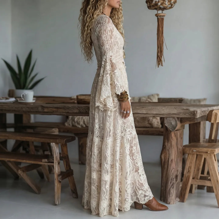 Aitana - Vestido Maxi Sirena Vintage
