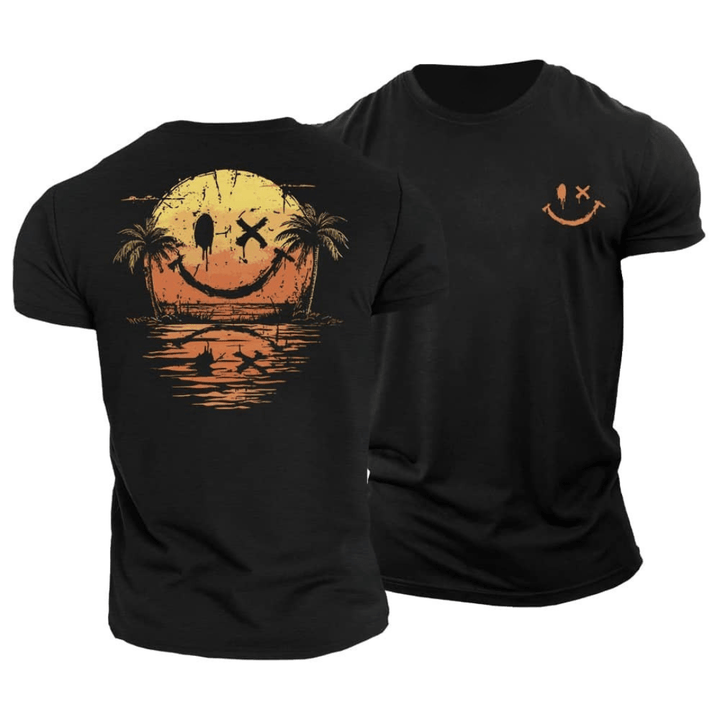 Sergio | Camiseta de verano con carita sonriente del mar