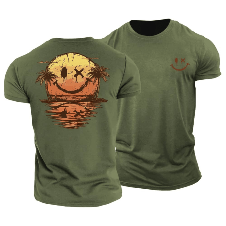 Sergio | Camiseta de verano con carita sonriente del mar