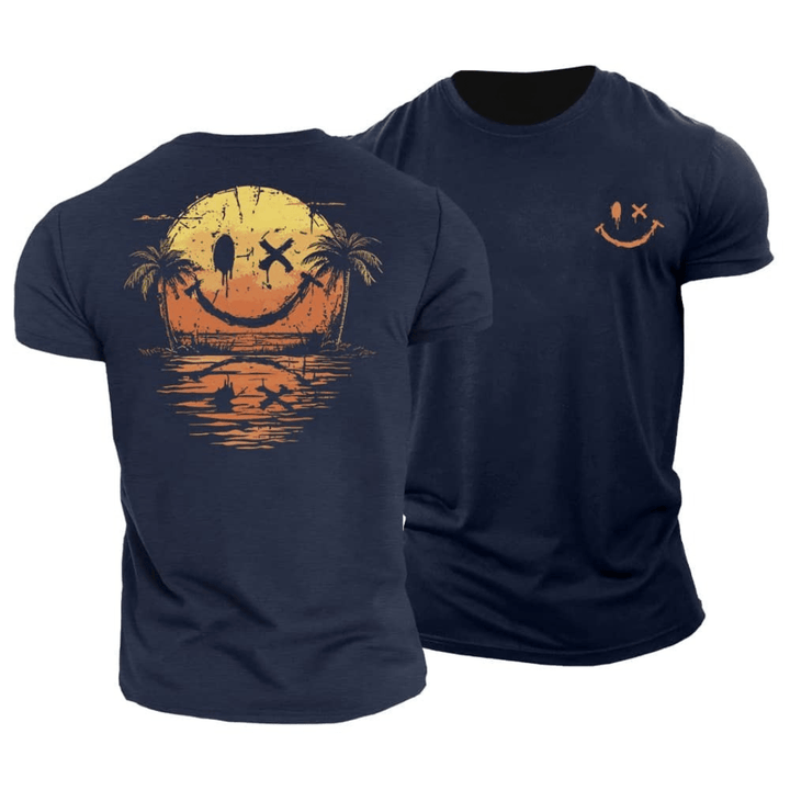 Sergio | Camiseta de verano con carita sonriente del mar