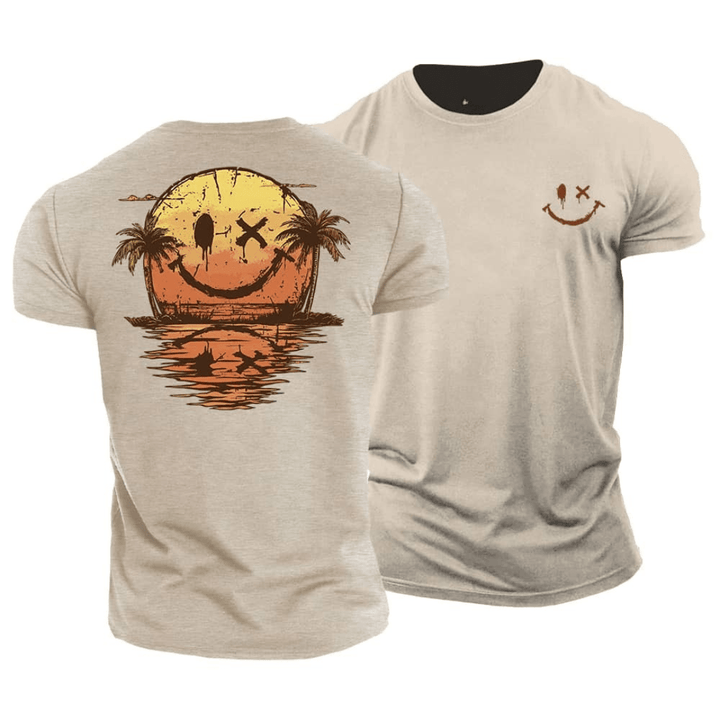 Sergio | Camiseta de verano con carita sonriente del mar