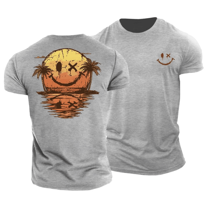 Sergio | Camiseta de verano con carita sonriente del mar