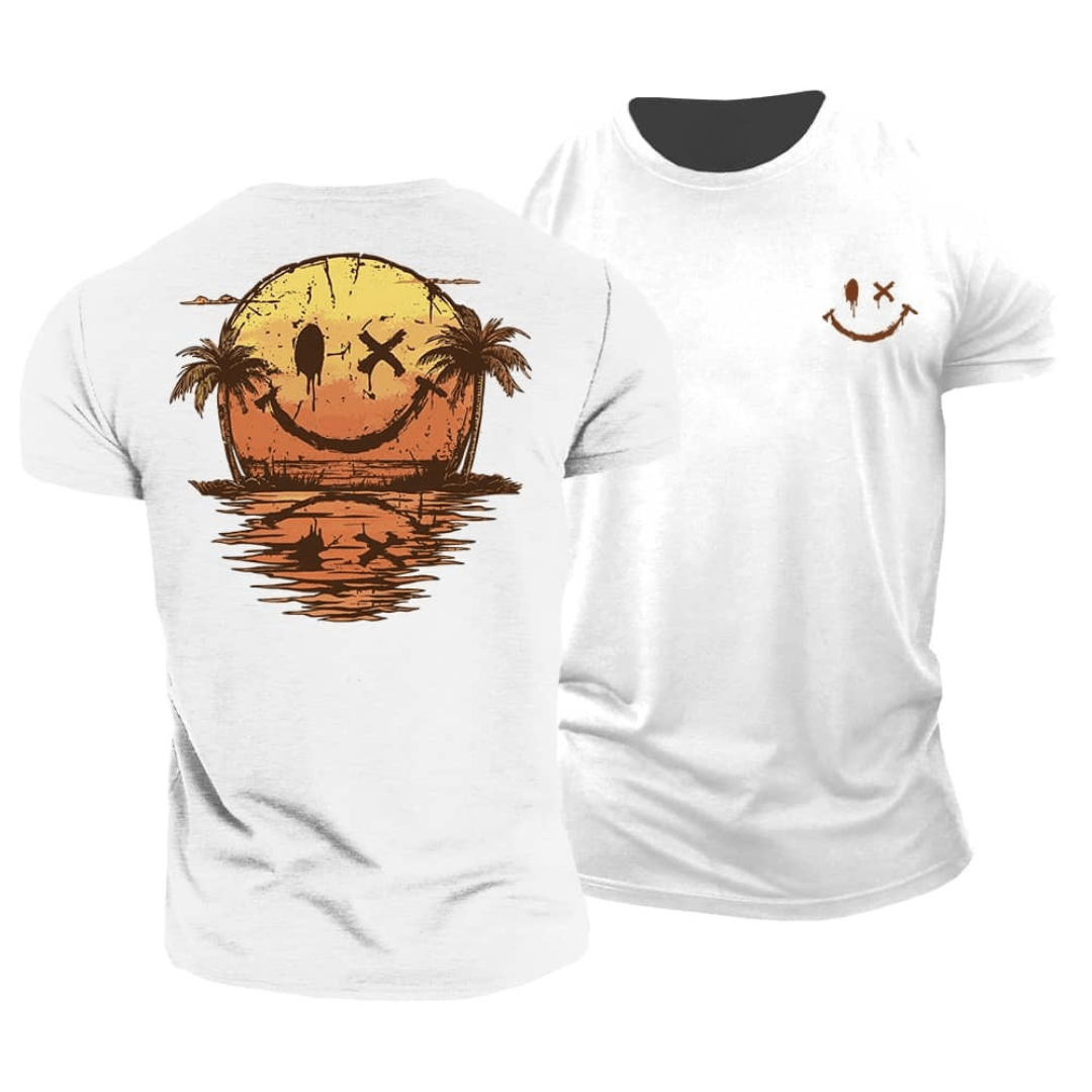 Sergio | Camiseta de verano con carita sonriente del mar