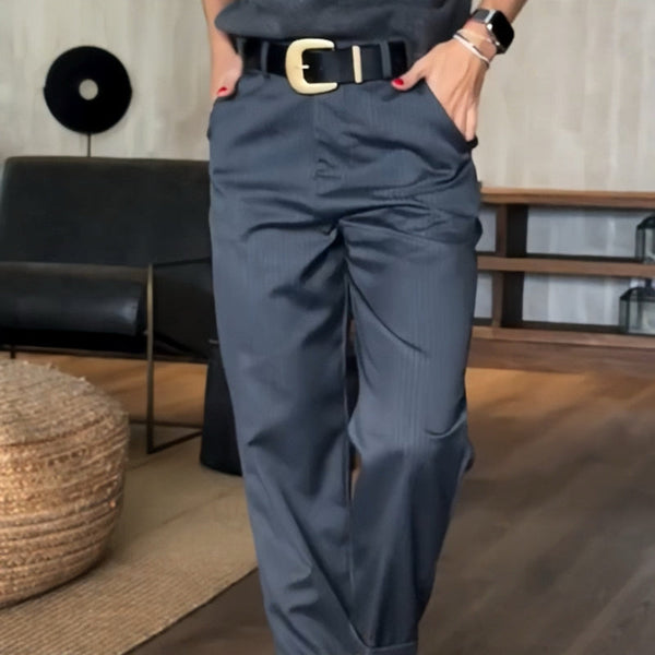 Mathilda | Pantalones de traje a rayas para mujeres