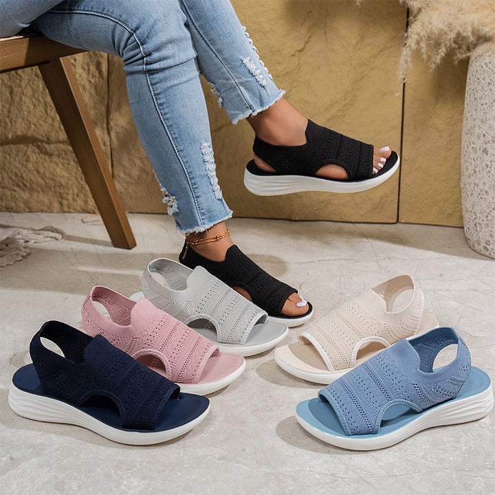Rebeca™ | Sandalias con plataforma, de material transpirable para mujeres