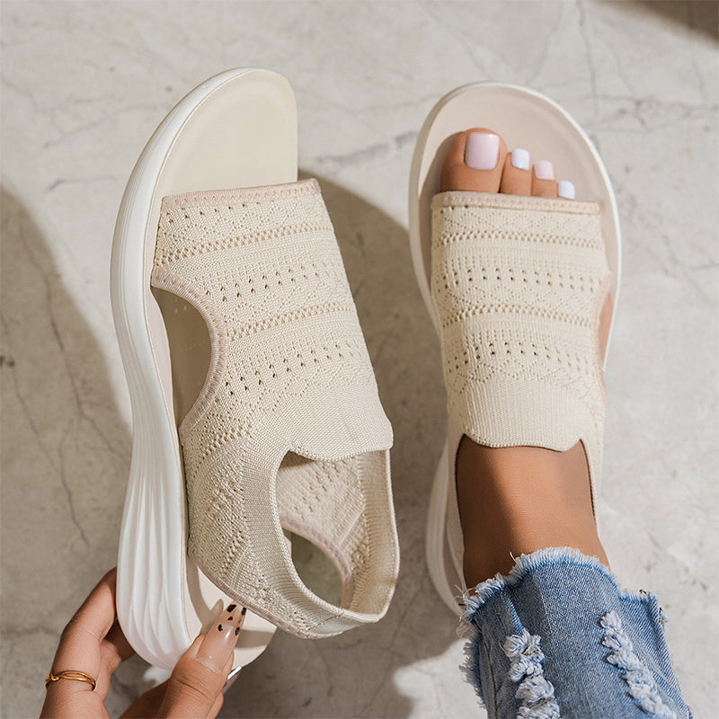 Rebeca™ | Sandalias con plataforma, de material transpirable para mujeres