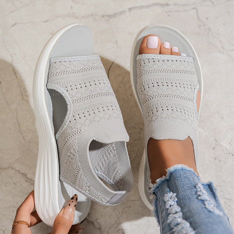 Rebeca™ | Sandalias con plataforma, de material transpirable para mujeres