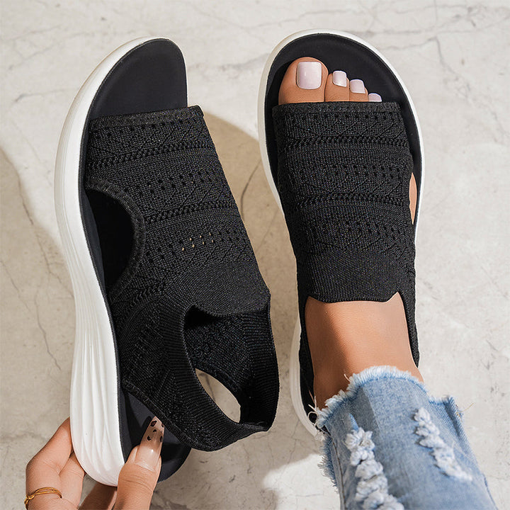 Rebeca™ | Sandalias con plataforma, de material transpirable para mujeres