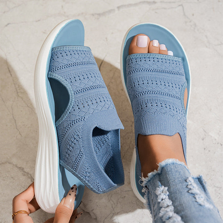 Rebeca™ | Sandalias con plataforma, de material transpirable para mujeres