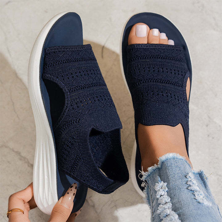 Rebeca™ | Sandalias con plataforma, de material transpirable para mujeres